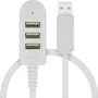 Hub Usb 3.0 Com 3 Portas + Cabo Extensor De 1,2m