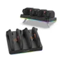 Base De Carregamento Dobe RGB Para Controles Joy-con Do Nintendo Switch 2 - Preto (tns-3160)