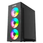 Gabinete Gamer Smog Preto 4 Fan Atx Micro Atx Mini-itx Clanm