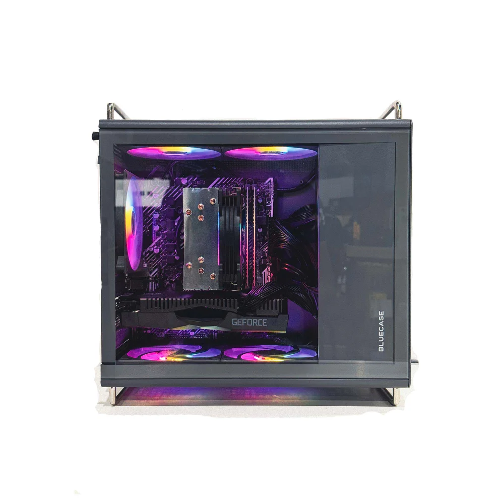 "Computador Gamer Intel i9 11ª 64gb Ram, SSD 2TB, RTX 3060, Monitor 23"" Curvo Preto, Gabinete Tiny Pro Cinza" - view 4