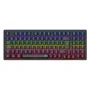 Teclado Mecanico Gamer Holysword Rainbow Wireless Dust-proof Brown T-dagger T-tgk331-br Preto