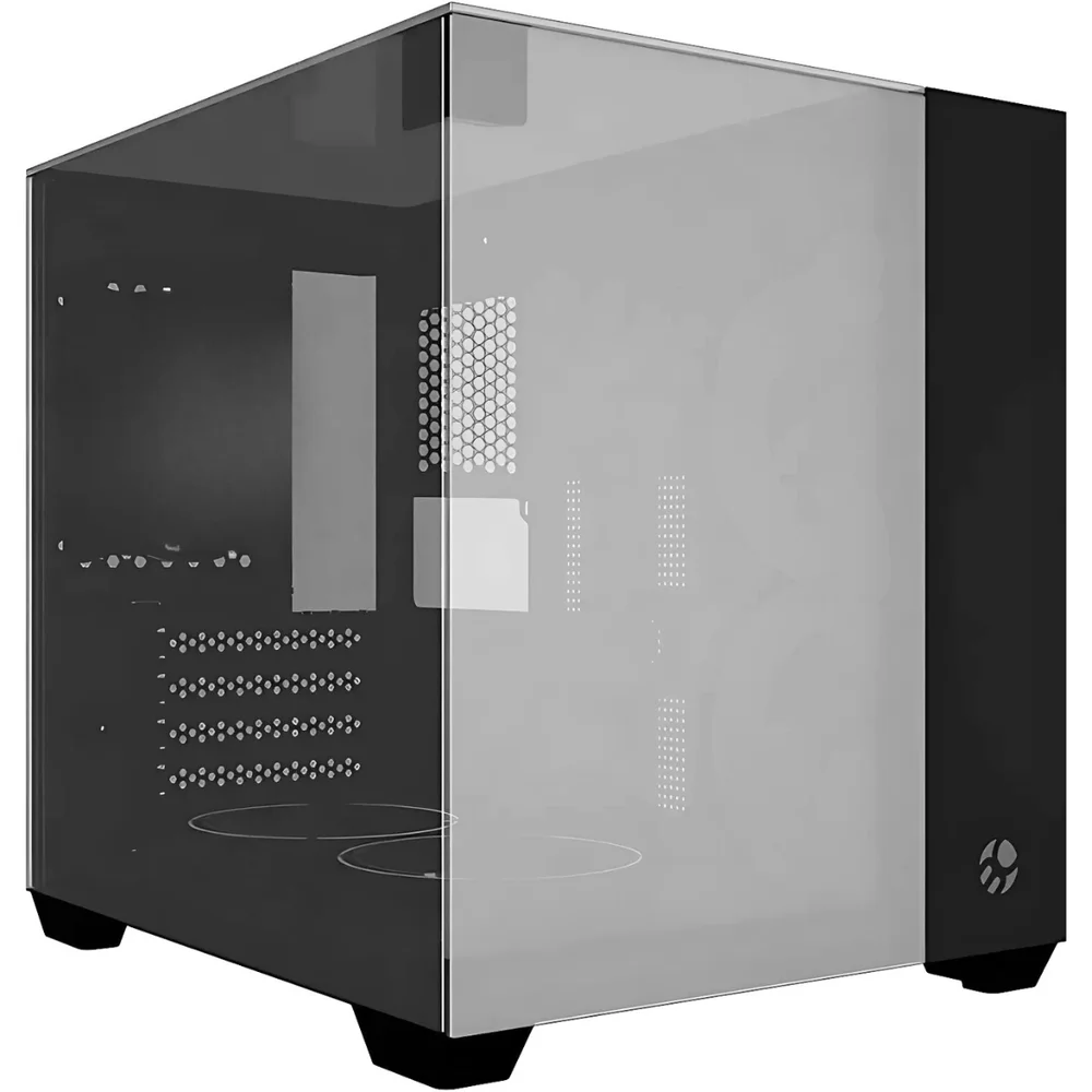 Gabinete Gamer Vegas Vidro Espelhado Placas-mãe Matx E Mini-itx Bluecase - Bg-059b Gabinete Gamer Vegas Vidro Espelhado Placas-mãe Matx E Mini-itx Bluecase - Bg-059b