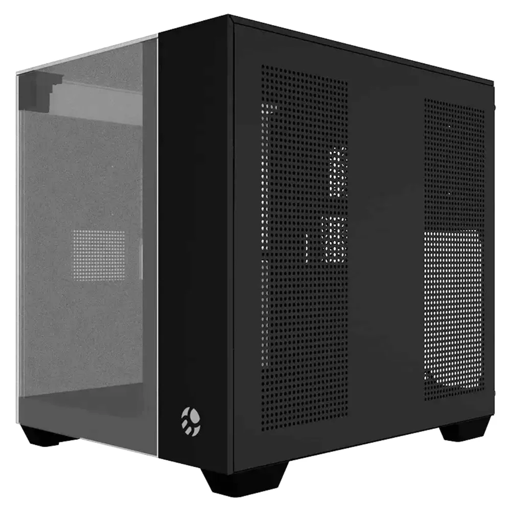 Gabinete Gamer Vegas Vidro Espelhado Placas-mãe Matx E Mini-itx Bluecase - Bg-059b Gabinete Gamer Vegas Vidro Espelhado Placas-mãe Matx E Mini-itx Bluecase - Bg-059b