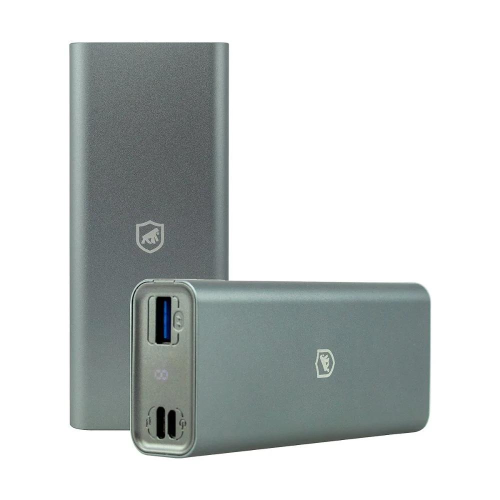 Carregador Portátil Para Notebook 45w - Discovery - Titanium Cinza - Gshield