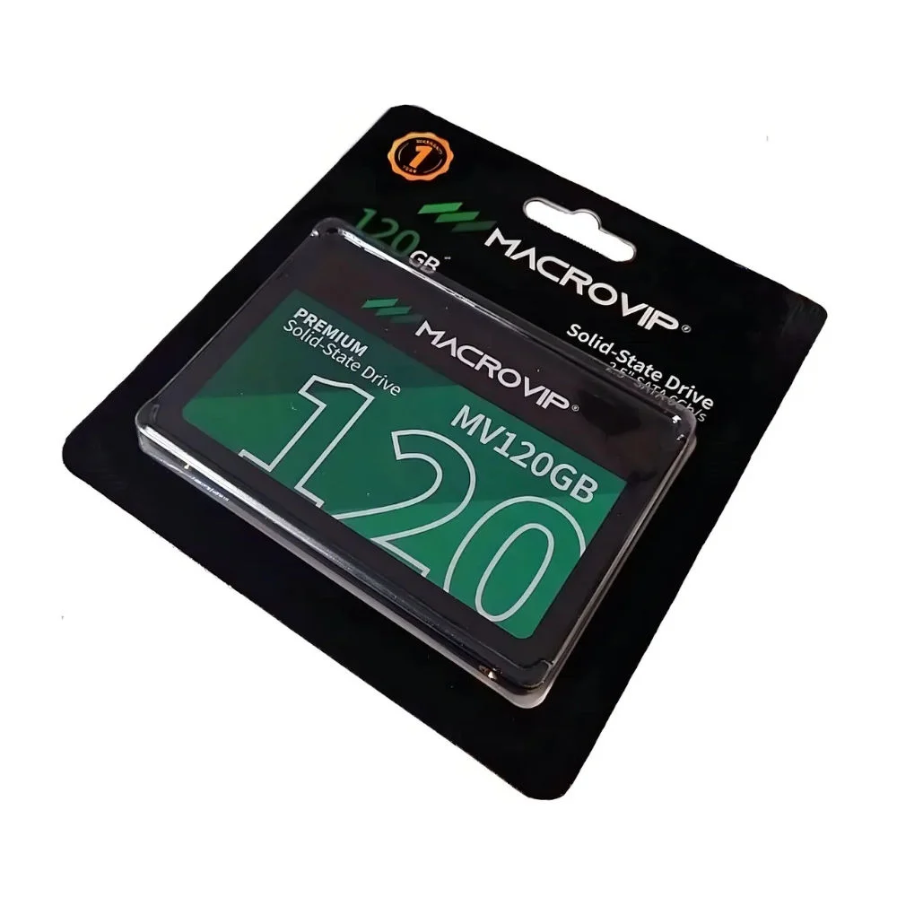 SSD Macrovip 2.5" Sata 120GB Leitura Até 520mb/s Mv120GB SSD Macrovip 2.5" Sata 120GB Leitura Até 520mb/s Mv120GB