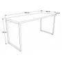 Mesa Office 150x60x75cm Nogal / Nogal /