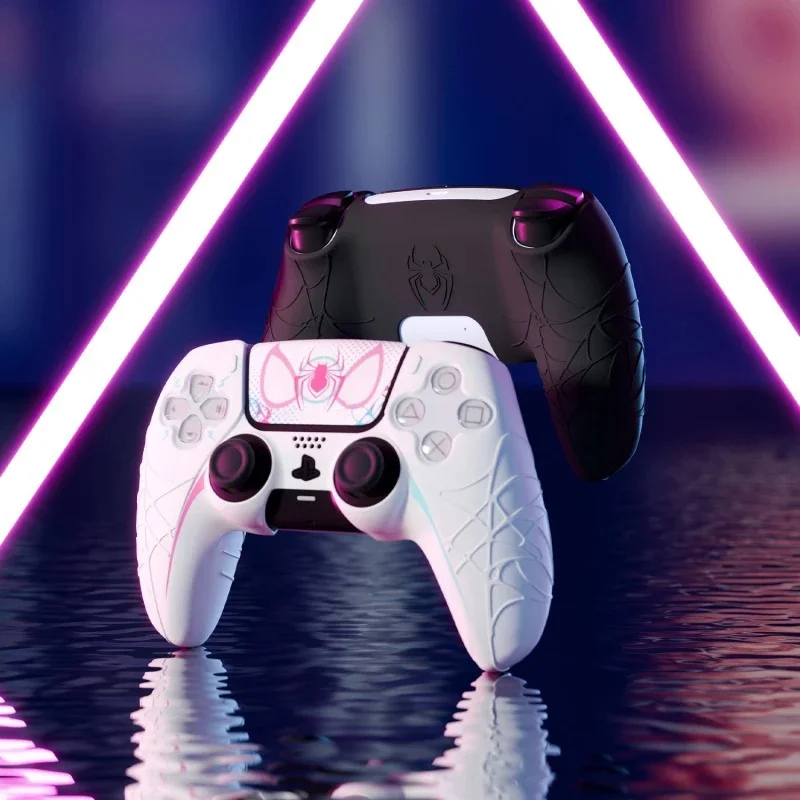 Capa Controle Dualsense Ps5 Spidergwen Spider-man Antiderrapante Homem Aranha Mulher Spiderwoman Gwen Stacy Acessório Capa Controle Dualsense Ps5 Spidergwen Spider-man Antiderrapante Homem Aranha Mulher Spiderwoman Gwen Stacy Acessório