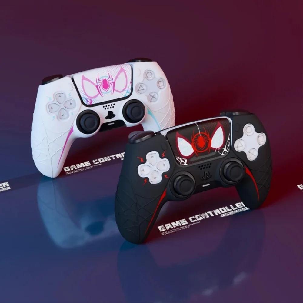 Capa Controle Dualsense Ps5 Spidergwen Spider-man Antiderrapante Homem Aranha Mulher Spiderwoman Gwen Stacy Acessório Capa Controle Dualsense Ps5 Spidergwen Spider-man Antiderrapante Homem Aranha Mulher Spiderwoman Gwen Stacy Acessório