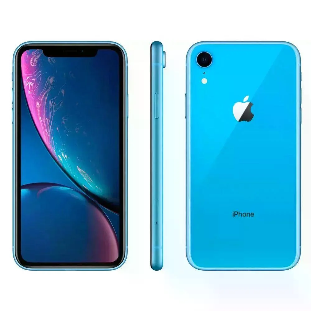 iPhone XR 64GB ブルー Produtos com até 15 OFF no PIX KaBuM