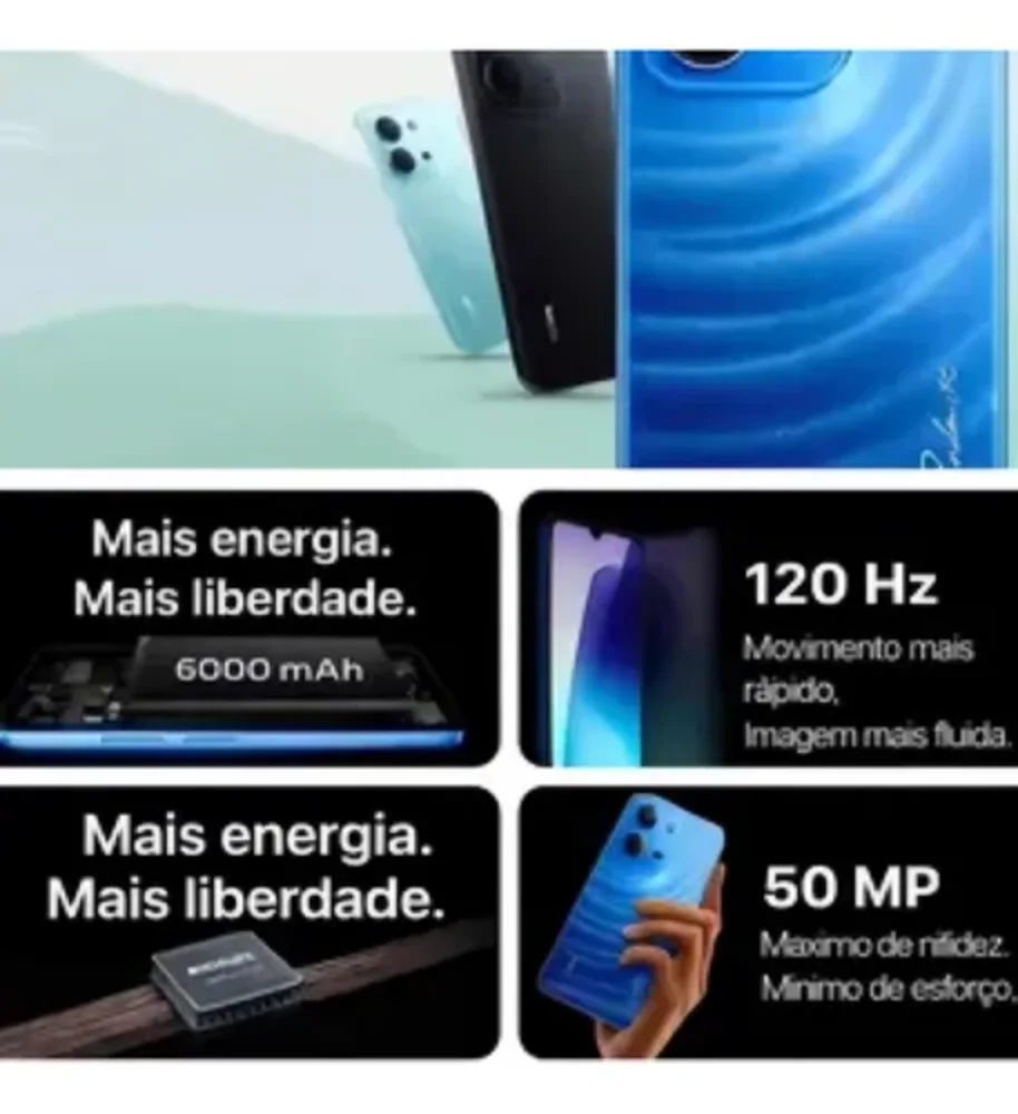 "Celular Xiaomi Redmi 15c  128GB 4gb Ram De 6.9"" 50mp 8mp - Naranja Crepúsculo (global)" - view 3