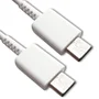 Cabo Usb Tipo C Duplo   Samsung S21 S22 S23 Branco