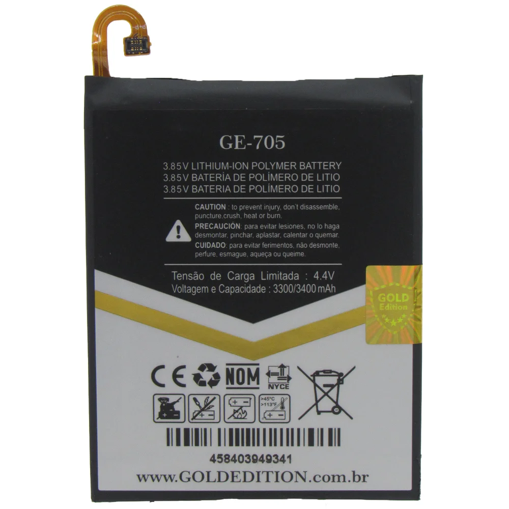Bateria Gold Edition Ba750 Para Galaxy A10 / M10 / A7 2018
