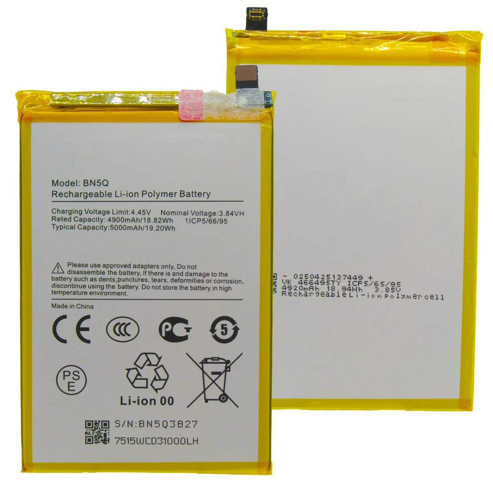 Bateria Bn5q Compatível Com Redmi 13c / 12 C / Poco C65 / Poco M6