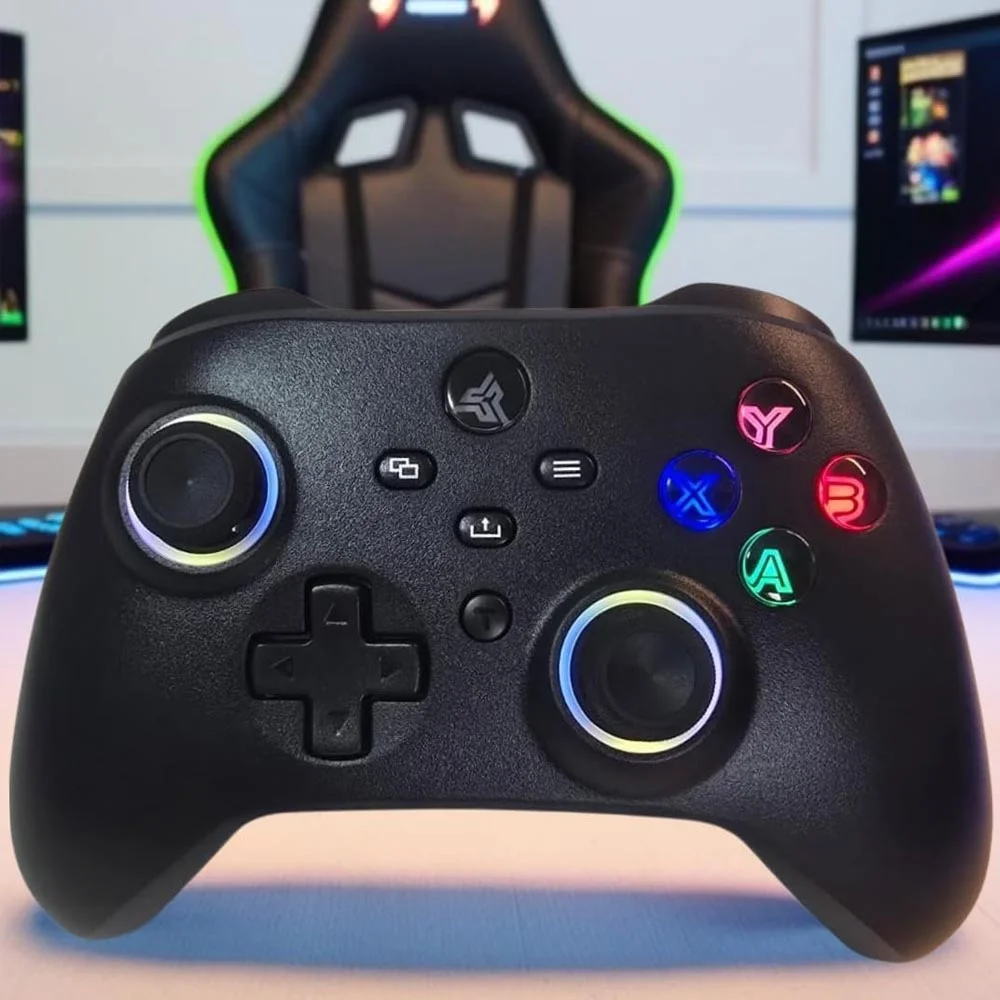 Controle Joystick Compatível XBOX One / X Séries PC LED Sem Fio Controle Joystick Compatível XBOX One / X Séries PC LED Sem Fio