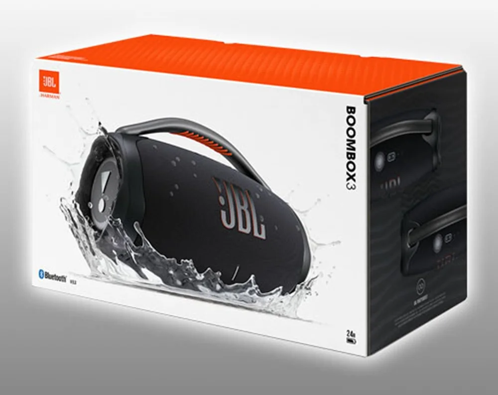 Speaker Jbl Boombox 3 Com Bluetooth E Auxiliar - preto
