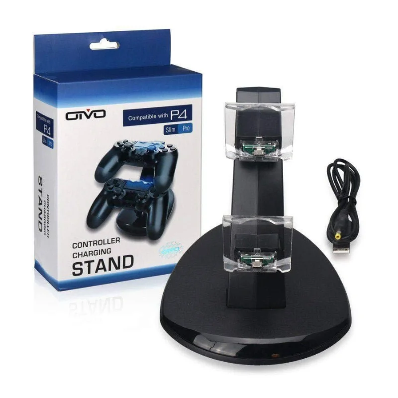Suporte Vertical Para Carregar Controle De Ps4 - Slim / Pro Modelo Iv-p4002 Suporte Vertical Para Carregar Controle De Ps4 - Slim / Pro Modelo Iv-p4002