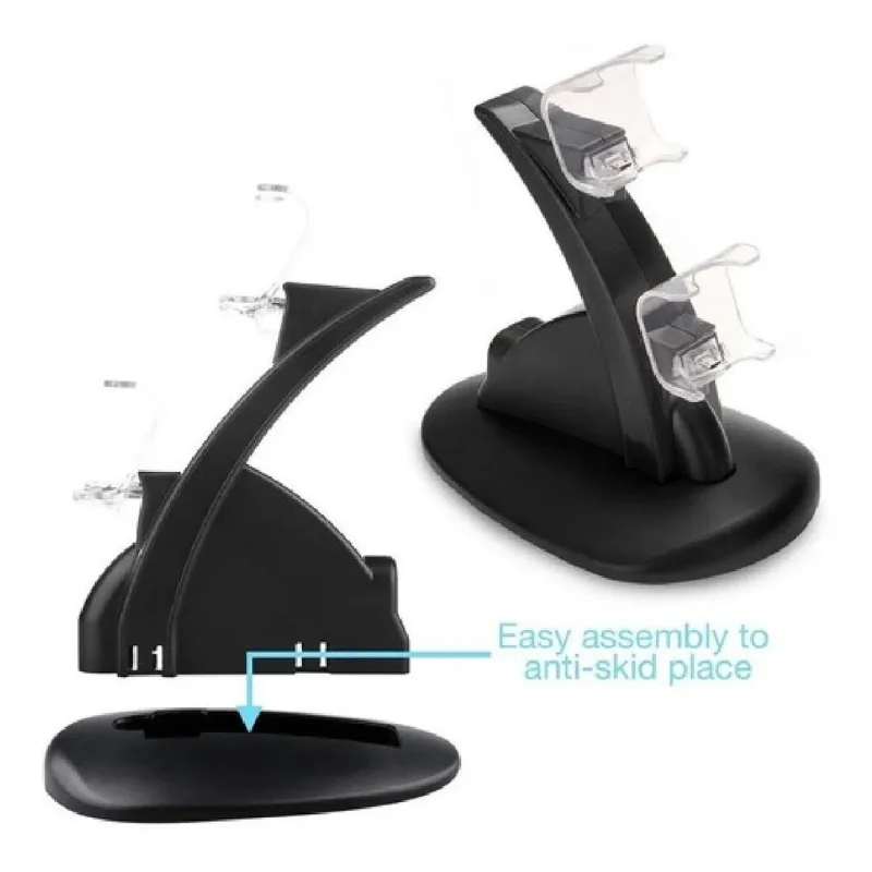 Suporte Vertical Para Carregar Controle De Ps4 - Slim / Pro Modelo Iv-p4002 Suporte Vertical Para Carregar Controle De Ps4 - Slim / Pro Modelo Iv-p4002