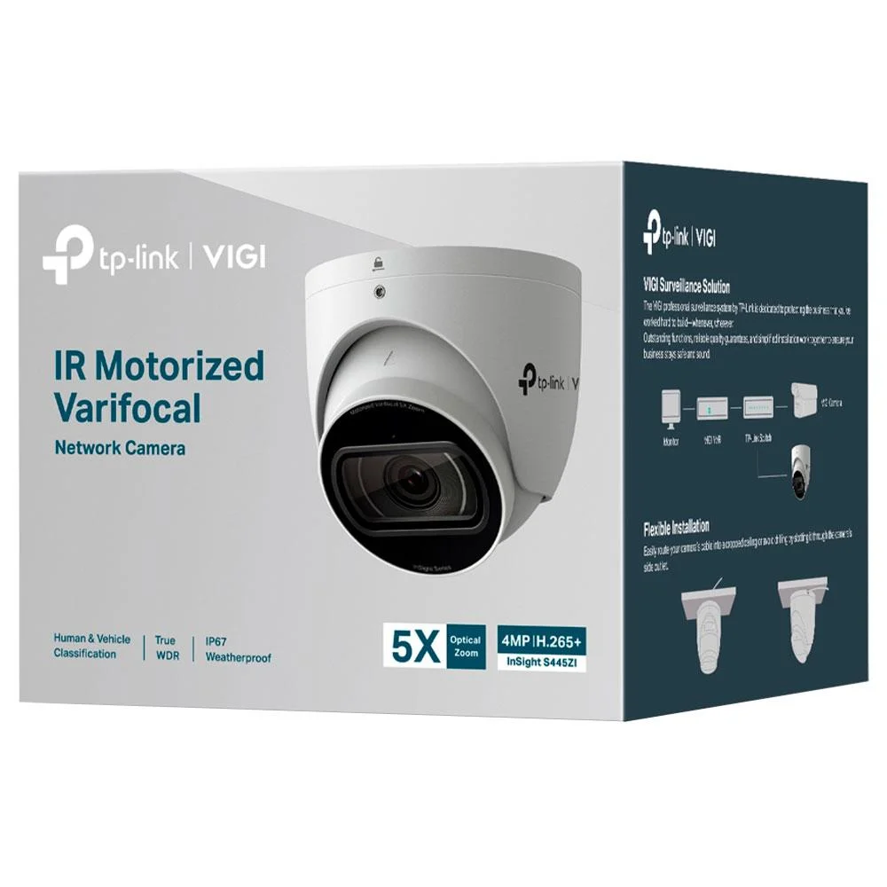 Camera De Rede Turret Varifocal Motorizada 4mp Ir Insight S445zi Tp-link