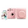 Kit Câmera Analógica Fujifilm Instax Mini 12 Rosa Mermaid Com Bolsa E Pack Com 10 Filmes - N/a