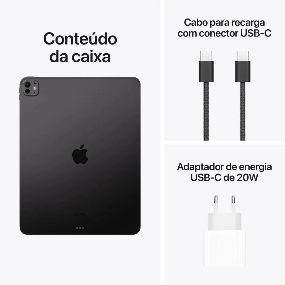 iPad Pro M4 13インチ 2TB WiFi+Cellular Produtos com até 15 OFF no PIX KaBuM