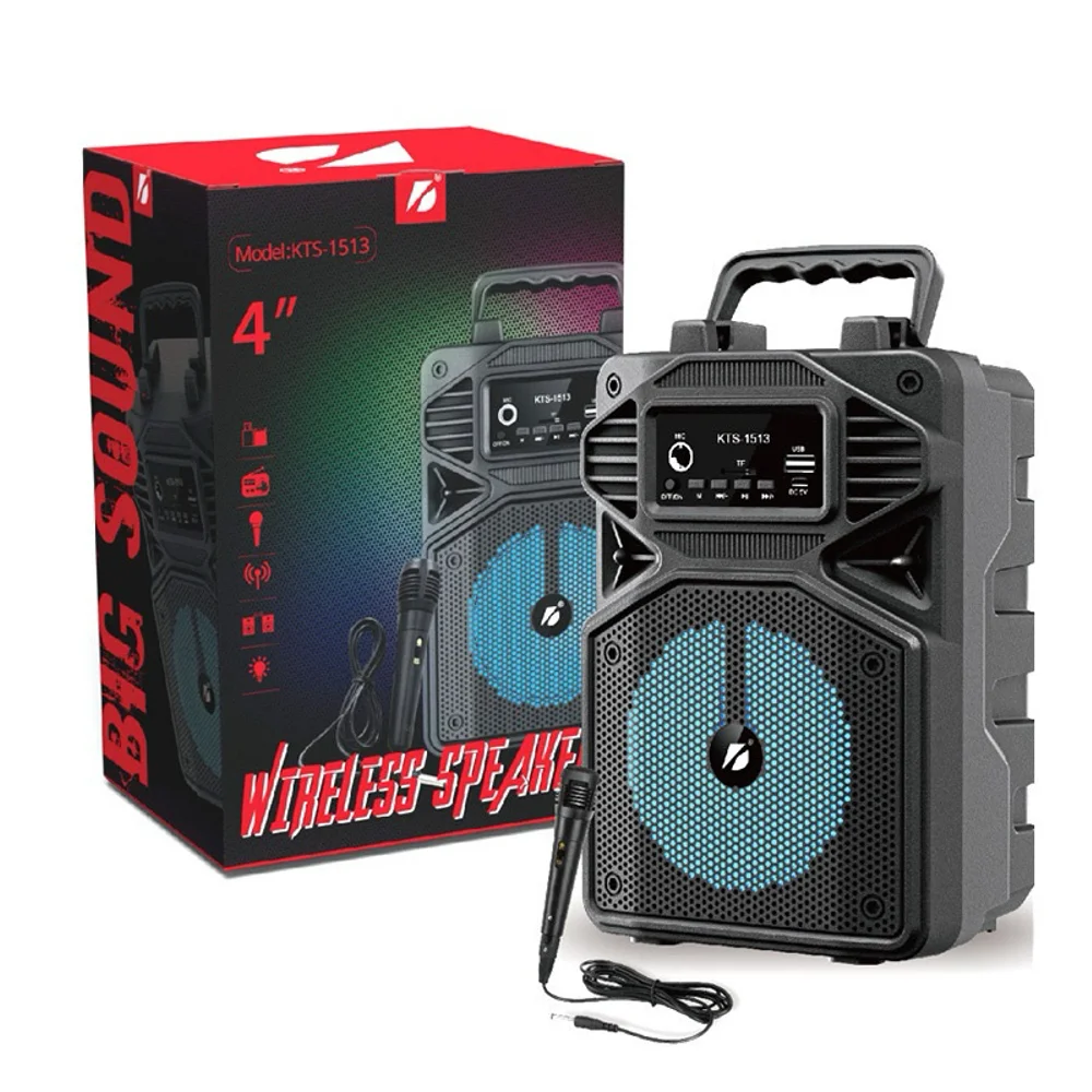 Caixa De Som Bluetooth Caixinha Som Potatil Potente Com Excelentes Graves Fm Usb Sd Selo