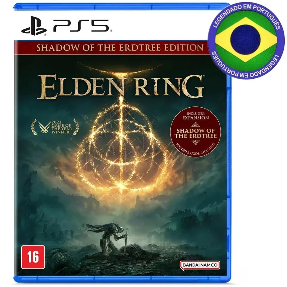 Elden Ring Shadow Of The Erdtree Ps5 Mídia Física Lacrado Playstation 5