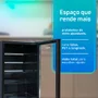 Frigobar Expositor Vertical Hq Vidro Duplo 130 Litros Preto Hq-130fbpvl