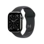Apple Watch Series 11 Gps + Cellular - Caixa Ardósia De Titânio – 42 Mm - Pulseira Esportiva Preta – M/g