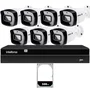 Kit Cftv 7 Câmeras Ip Intelbras Nvd 1408p Hd 500gb