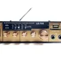 Amplificador Áudio Receiver Bluetooth Som 110v Usb Le-705