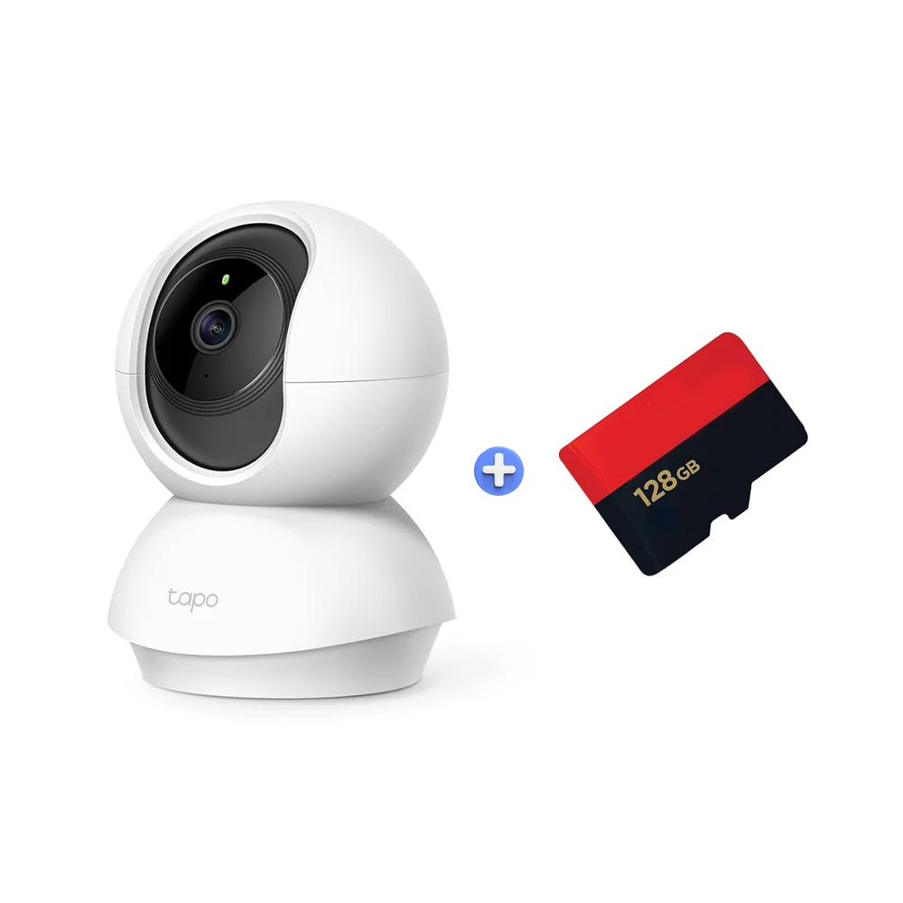 Camera De Segurança Wi-fi Tp-link Tapo Tc70 Com Pan/tilt 360? Visão Noturna E Microsd 128GB