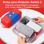 Bolsa Nintendo Switch 2 Mario Case Cabe Dock Carregador