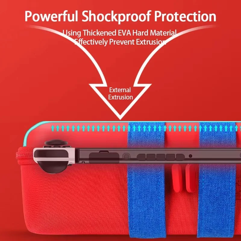 Bolsa Nintendo Switch 2 Mario Case Cabe Dock Carregador Bolsa Nintendo Switch 2 Mario Case Cabe Dock Carregador