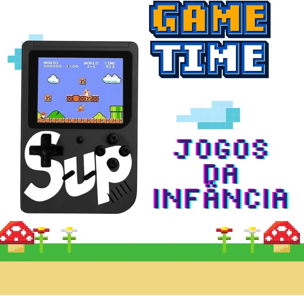 Mini Game Portátil Sup Game Box Plus Com 400 Jogos Cor Aleatoria Mini Game Portátil Sup Game Box Plus Com 400 Jogos Cor Aleatoria
