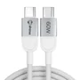 Cabo Usb Tipo C Para Tipo C Hprime Boost60 -60w 1,2m Branco
