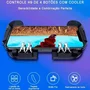 Controle H9 L1 L2 / R1 R2 Com Cooler Sem Bateria Compativel Com Android/ios Free Fire Pubg Choifoo