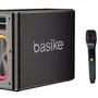 Caixa De Som Bluetooth  Karaokê RGB 120w  Com 2 Microfones Sem Fio  Basike