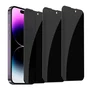 3un Películas De Cerâmica Fosca Privacidade 9d Para Iphone 16 Plus