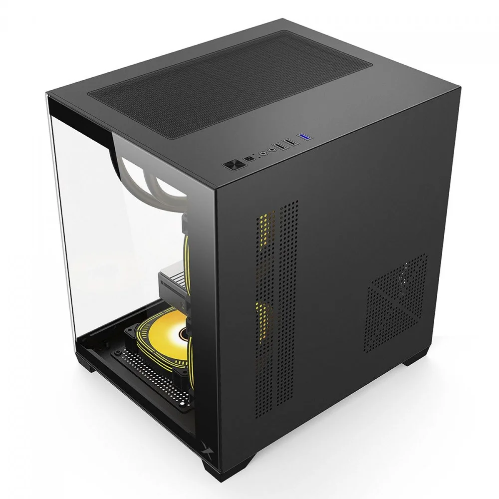 Gabinete Gamer Aquario Brx Xtreme Glacier 3x Fans Mini Tower