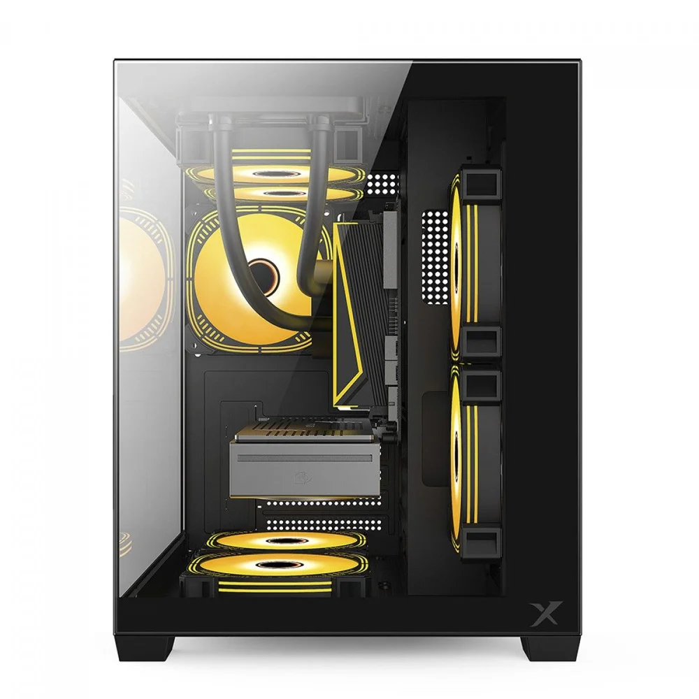 Gabinete Gamer Aquario Brx Xtreme Glacier 3x Fans Mini Tower