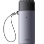 Adaptador Baseus Lite Series, Leitor De Cartões Portátil Usb 3.0 Com Dois Slots Para Cartões De Memória Flash Sd, Tf, Micro Sd, Sdxc, Sdhc, Mmc, Rs-mm
