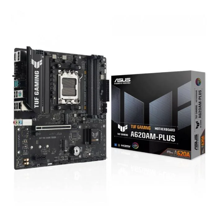 Placa Mãe Asus Tuf Gaming A620am-plus Am5 4xDDR5 Chipset Amd A620a Matx Placa Mãe Asus Tuf Gaming A620am-plus Am5 4xDDR5 Chipset Amd A620a Matx