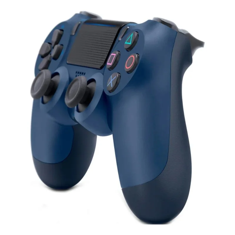 Controle Sem Fio Compatível Com Play4 Ps4 Playstation 4 / Slim / Pro / PC E Smart Tvs Samsung Azul Escuro Controle Sem Fio Compatível Com Play4 Ps4 Playstation 4 / Slim / Pro / PC E Smart Tvs Samsung Azul Escuro