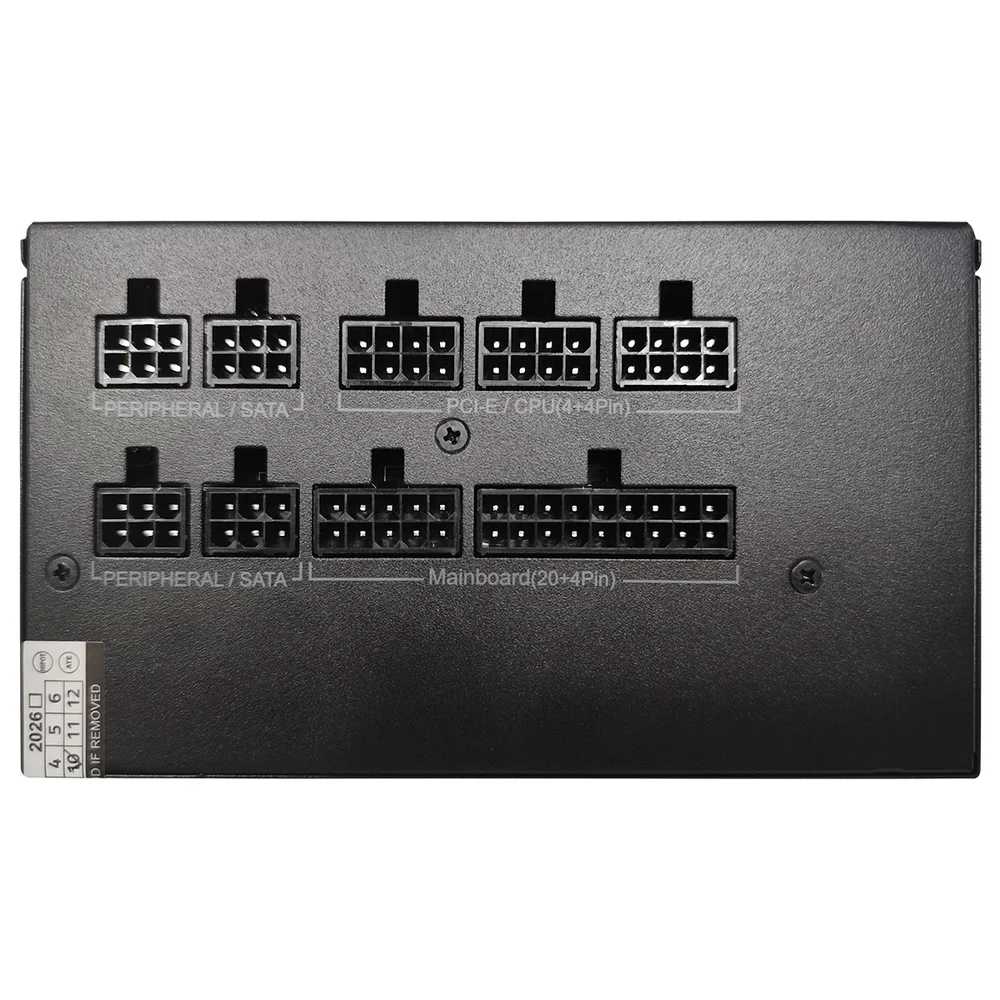Fonte Atx 2.52 650w 80 Plus Bronze Pulse Pro Duex Dxfopro650wbfse+ Full Modular Preto