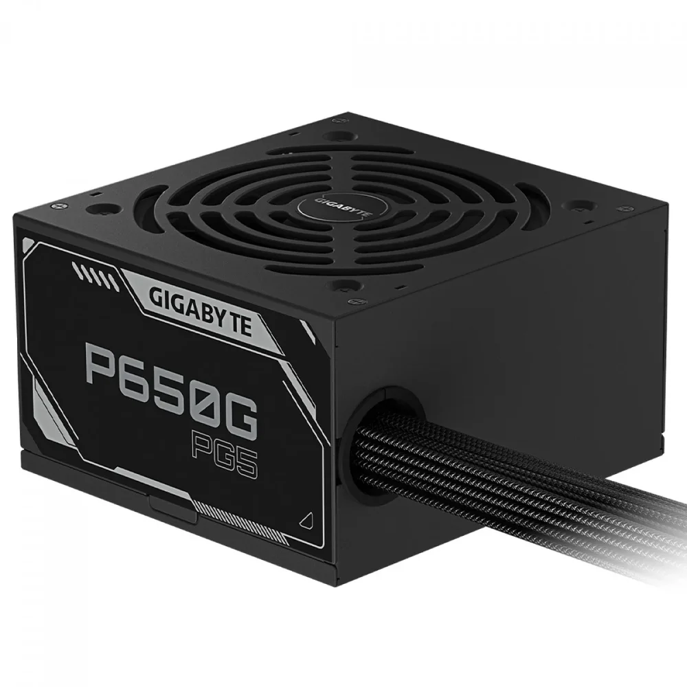 Fonte Gigabyte Gp-p650g Pg5, 650w, 80 Plus Gold, Pfc Ativo, PCie 5.1, Atx 3.1, Preta Fonte Gigabyte Gp-p650g Pg5, 650w, 80 Plus Gold, Pfc Ativo, PCie 5.1, Atx 3.1, Preta