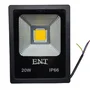 Refletor LED 20w 3000k Ent Resistente Água Luz Branco Quente