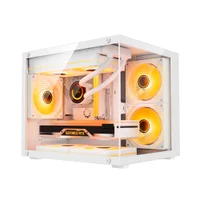 Gabinete Gamer Duex, Vidro Temperado, M-ATX, ITX, Preto - Dx305m