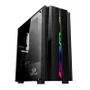 Gabinete Gamer Redragon Scalpel RGB Lateral Vidro Temp Preto, Gc-520