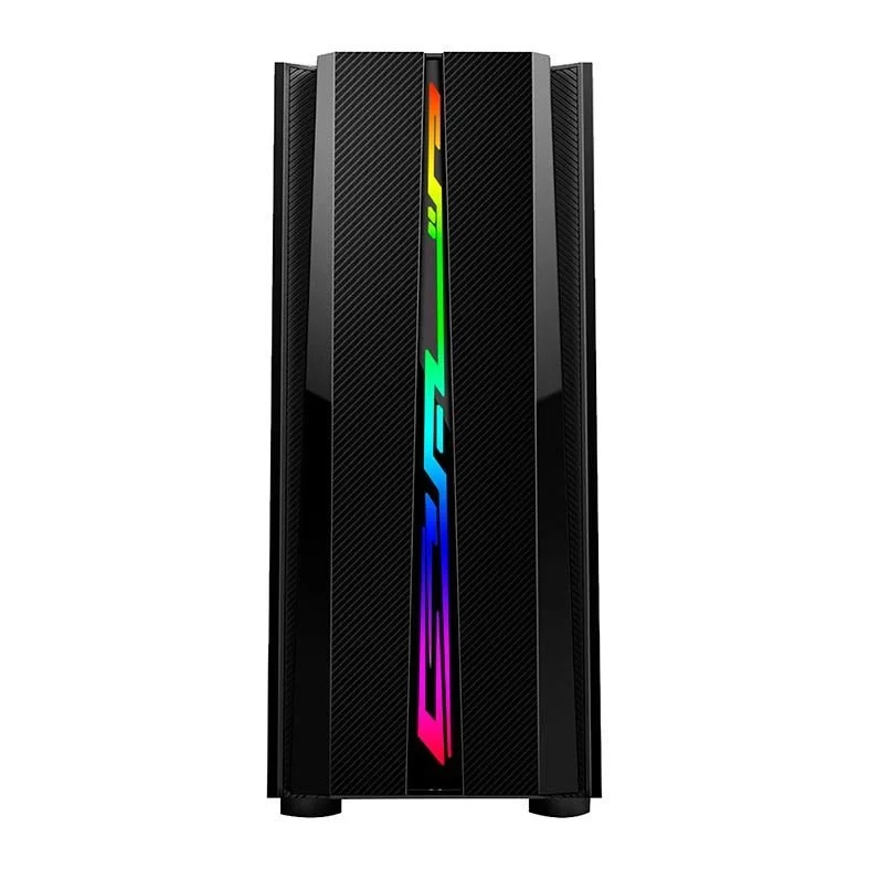 Gabinete Gamer Redragon Scalpel RGB Lateral Vidro Temp Preto, Gc-520
