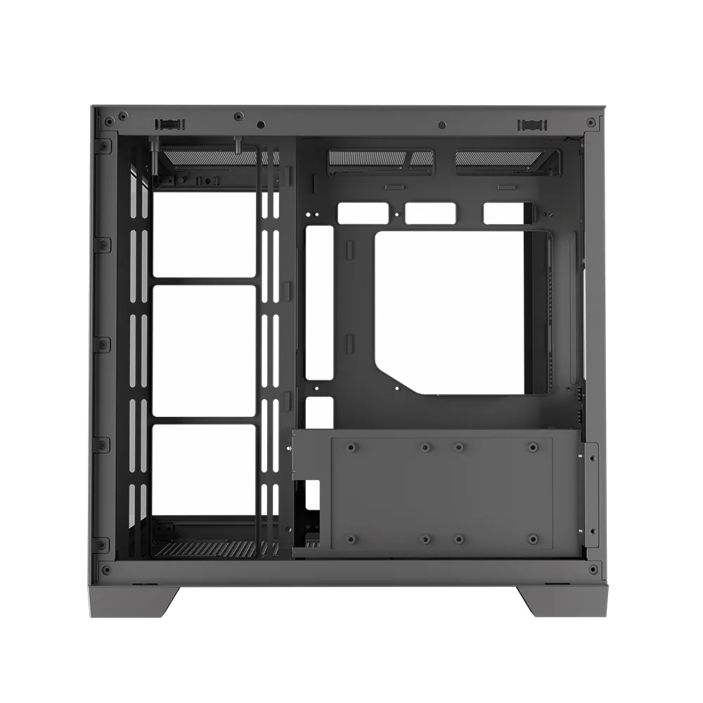 Gabinete Gamer Redragon Scalpel RGB Lateral Vidro Temp Preto, Gc-520